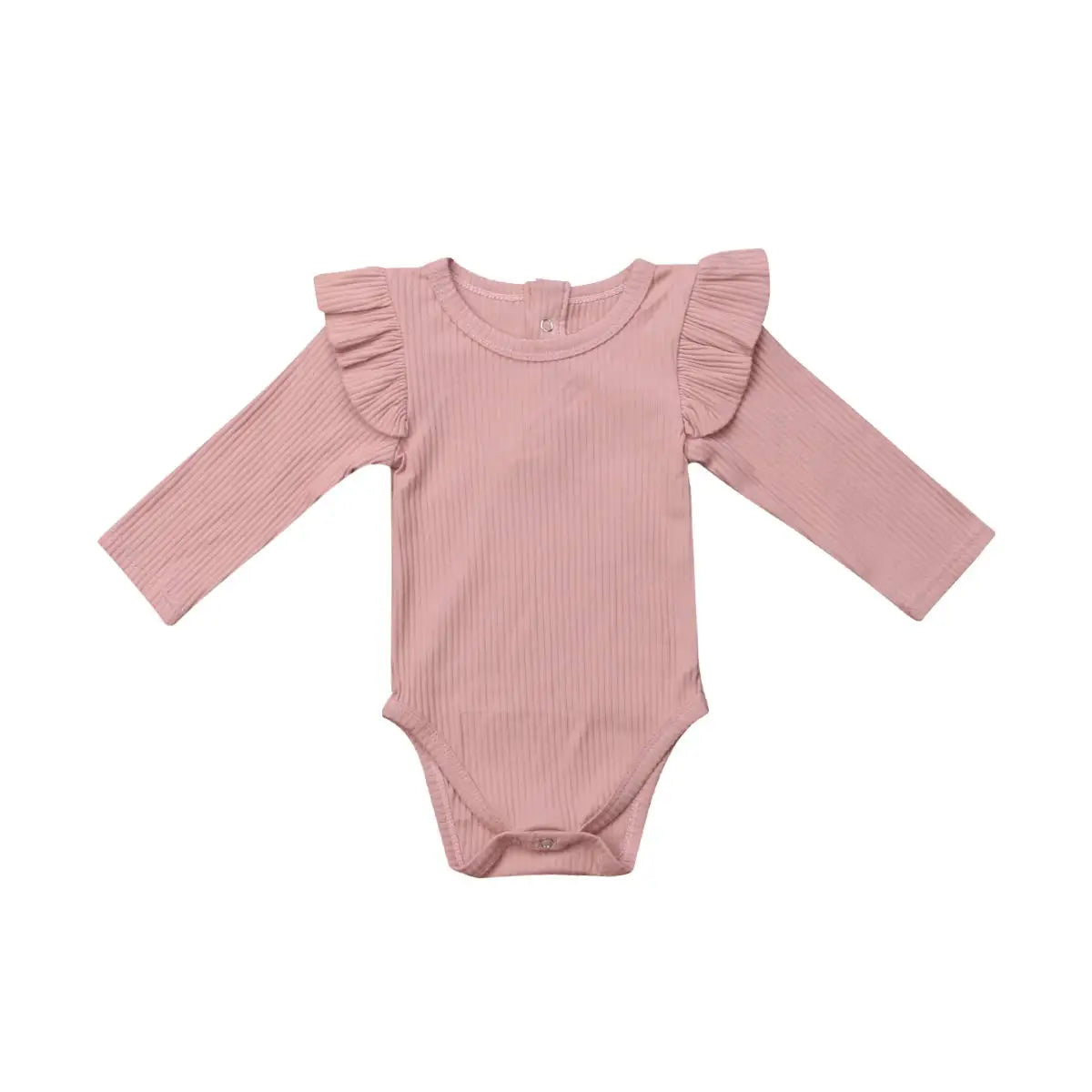 bodysuit with ruffled sleeves