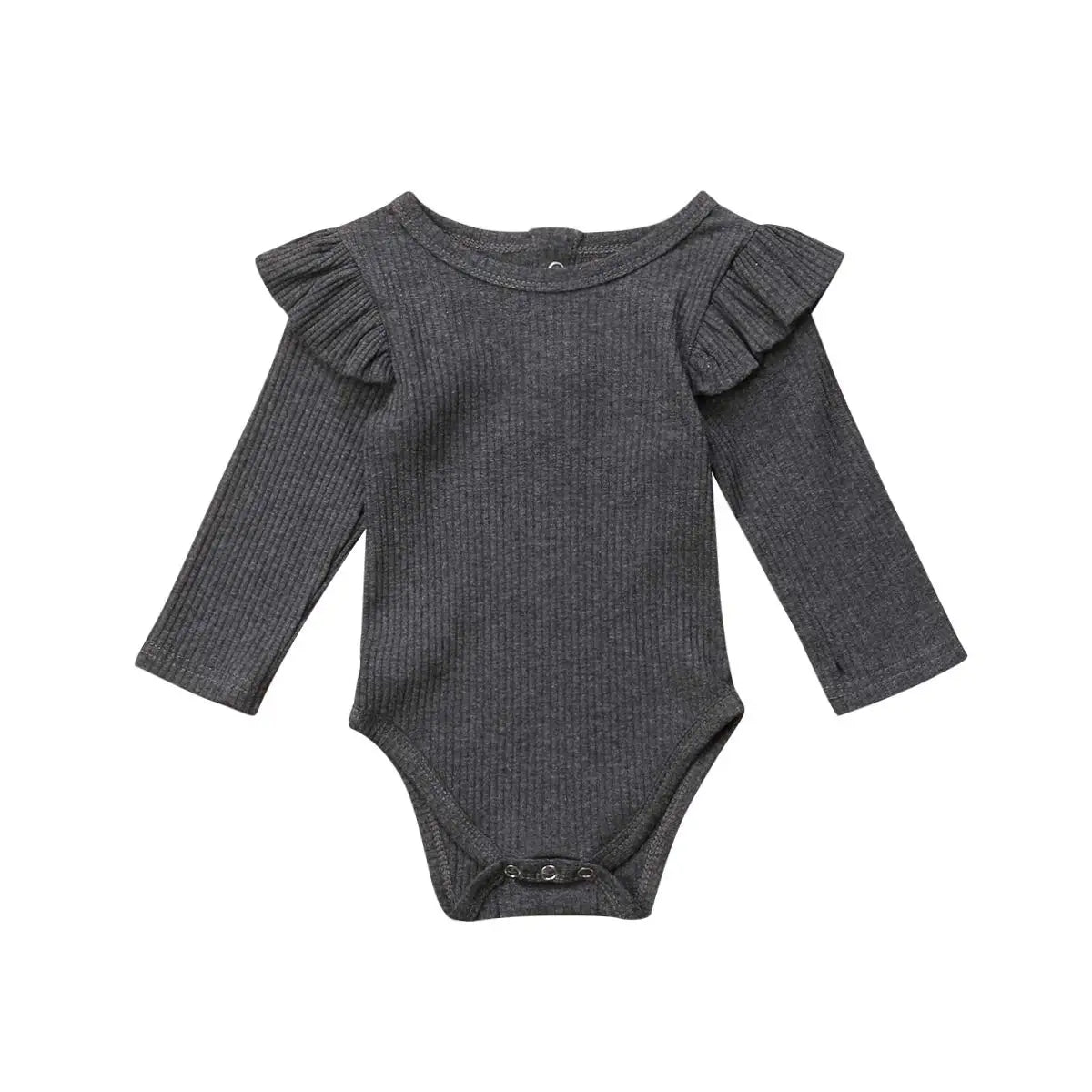 bodysuit with ruffled sleeves