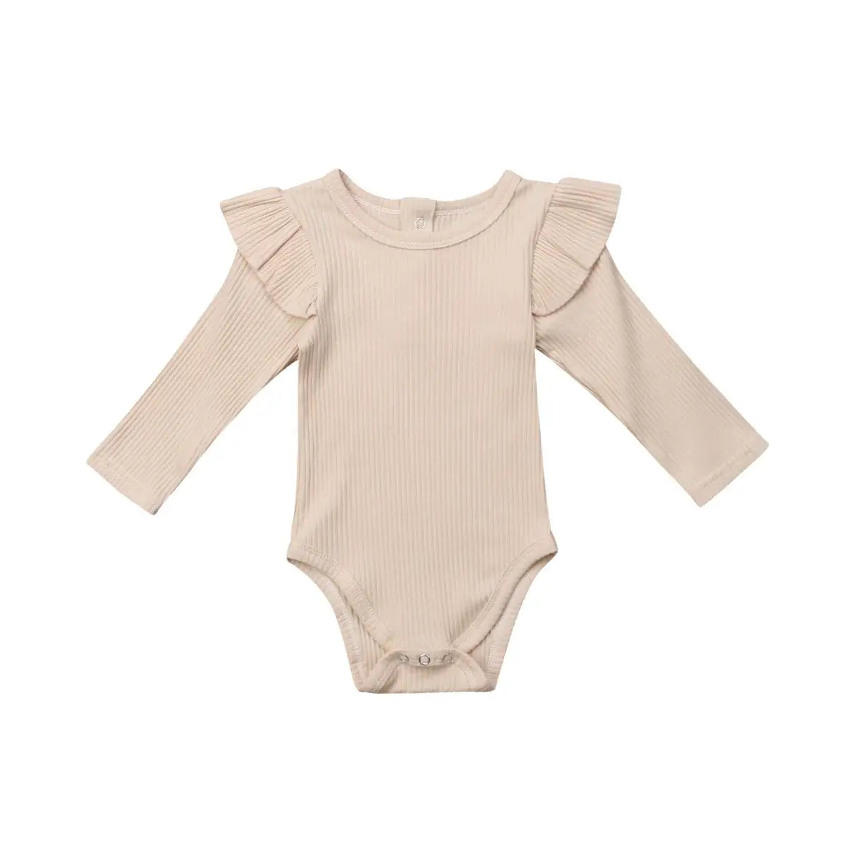 bodysuit with ruffled sleeves
