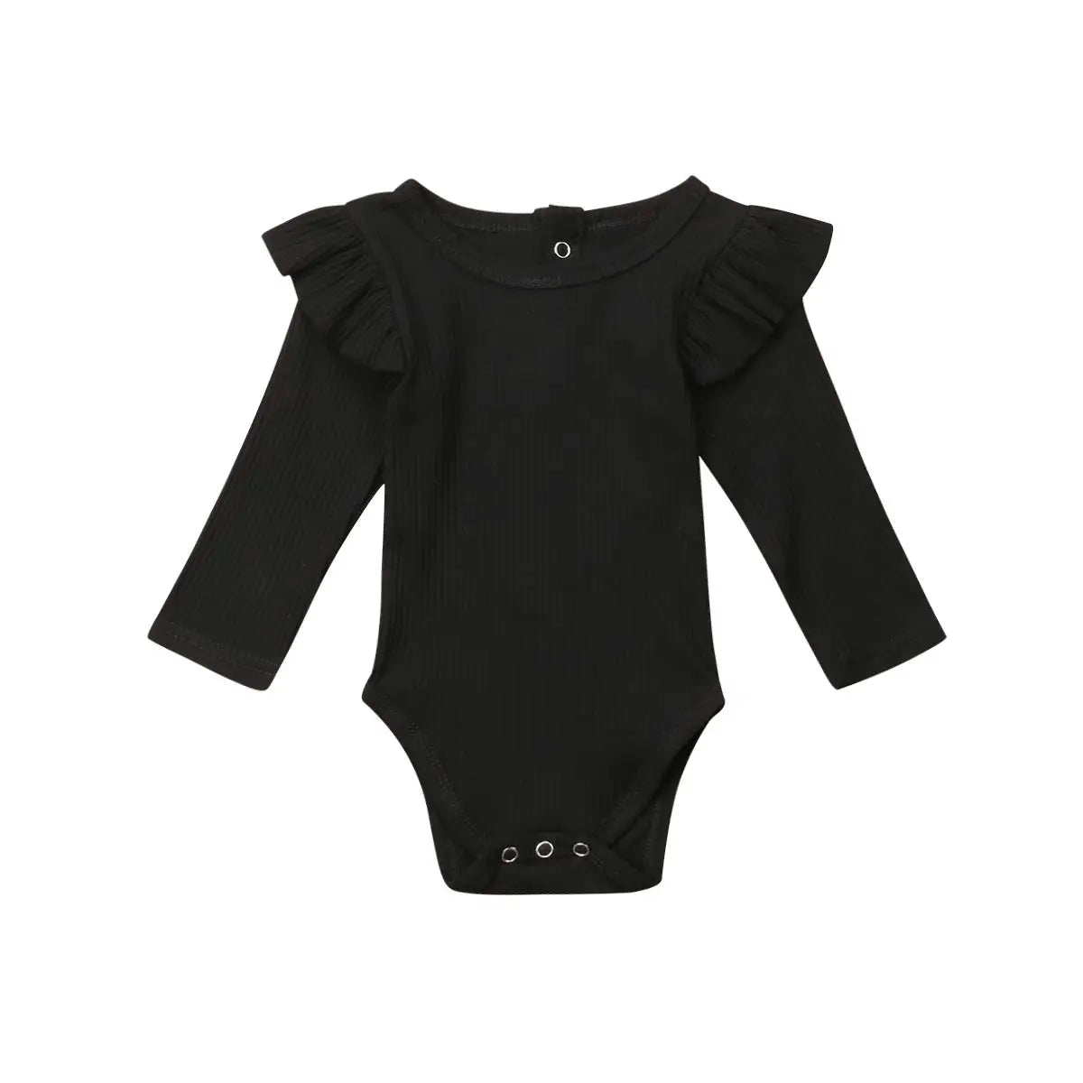 bodysuit with ruffled sleeves