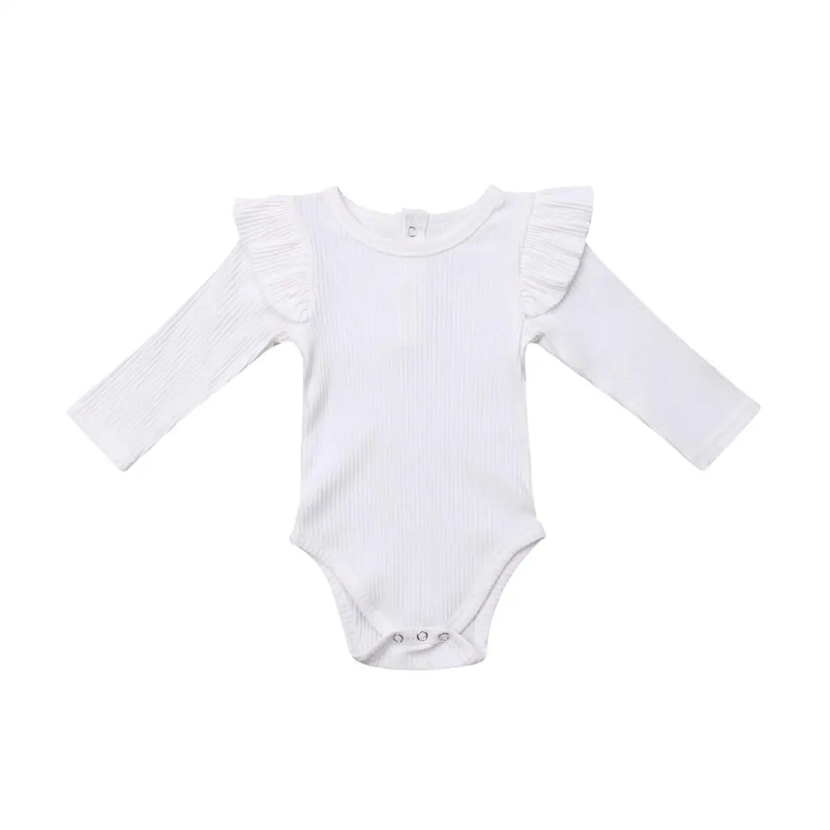 bodysuit with ruffled sleeves