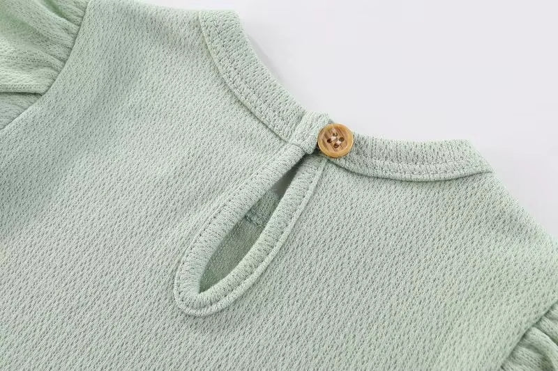 Long-sleeved bodysuit set of 3