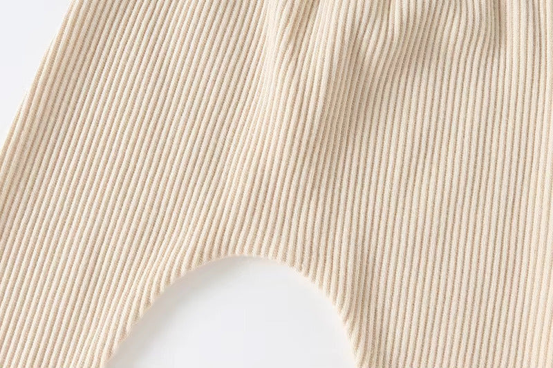 Pants leggings ribbed