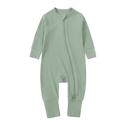 Romper with zipper