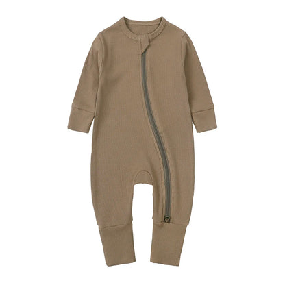Romper with zipper
