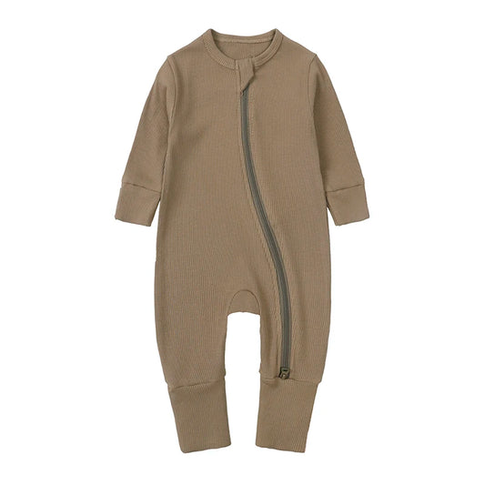 Romper with zipper
