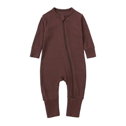 Romper with zipper