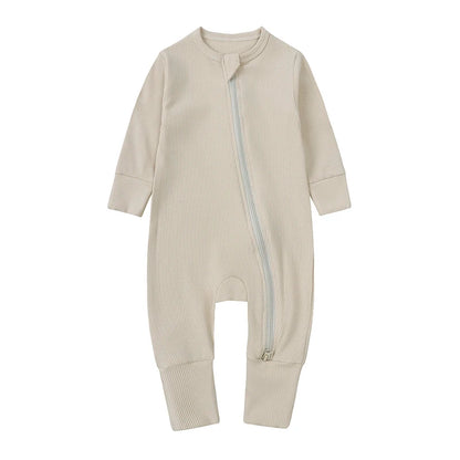 Romper with zipper