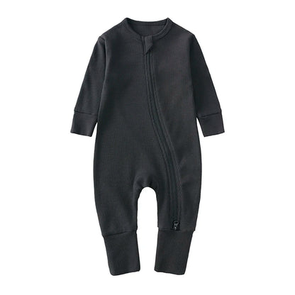 Romper with zipper