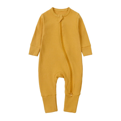 Romper with zipper
