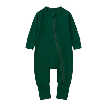 Romper with zipper