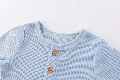 Long-sleeved bodysuit set of 3
