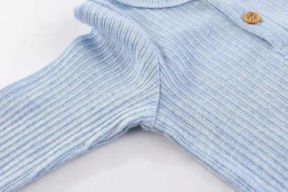Long-sleeved bodysuit set of 3