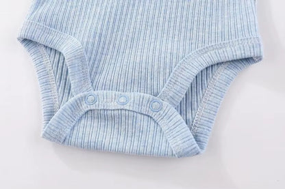 Long-sleeved bodysuit set of 3