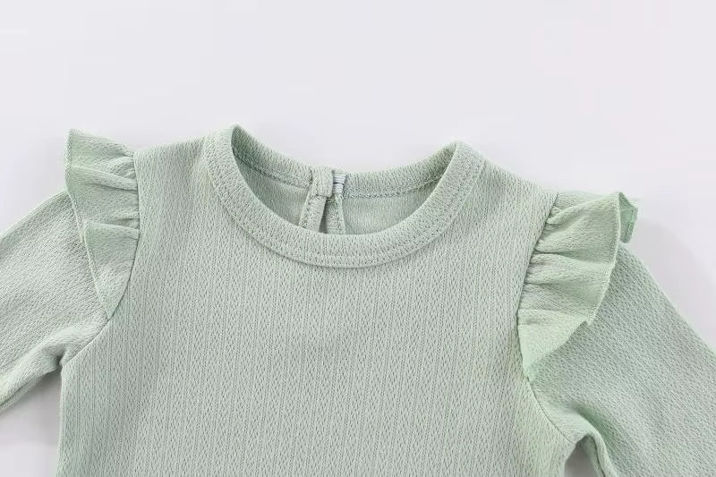 Long-sleeved bodysuit set of 3